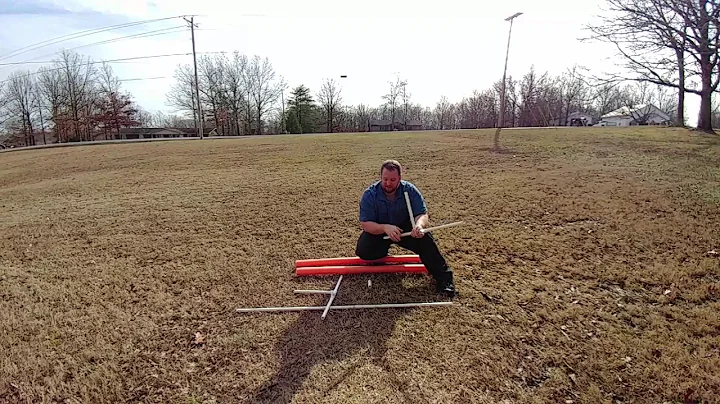 Drone DIY Racing Gates (cheap and stable) Crashing at the end