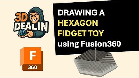 Drawing a Hexagon/Star Fidget in Fusion360