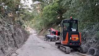 Dinahs Hollow Bank Stabilisation Works; Seven Months In.