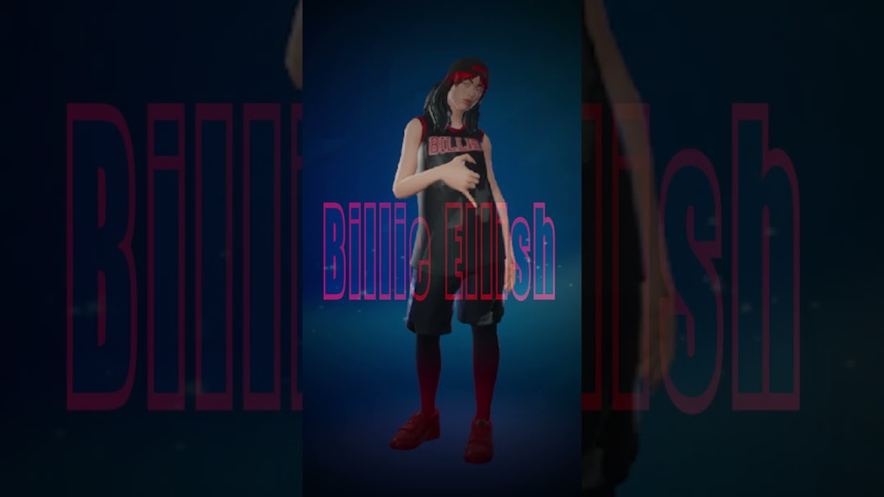 Fortnite Billie Ellish Skin  #fortnite #shorts #gaming  #billieeilish #editing