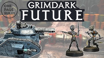 One Page Rules: Grimdark Future [Battle Report] 2000 points