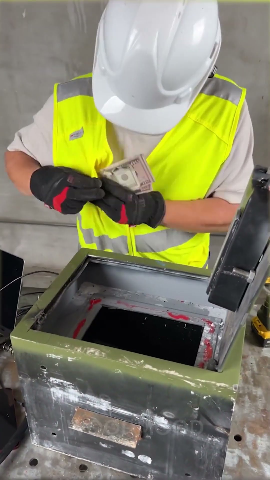 This guy found a long-lost safe and decided to open it! ??