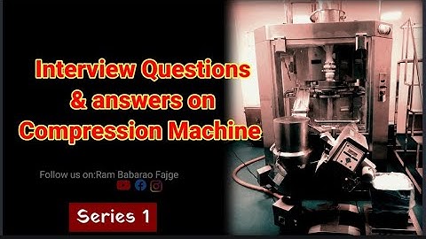 Compression Machine Interview Questions and Answers।Series 1।RBF