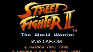 SNES Street Fighter 2 CAPCOM Music 스트리트 파이터2 캡콤 음악