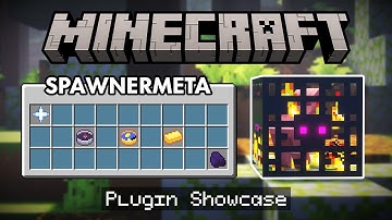 Buy, Upgrade & Recharge Spawners In Minecraft Using SpawnerMeta (Showcase)