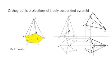Orthographic Projections of Solids : Part 4