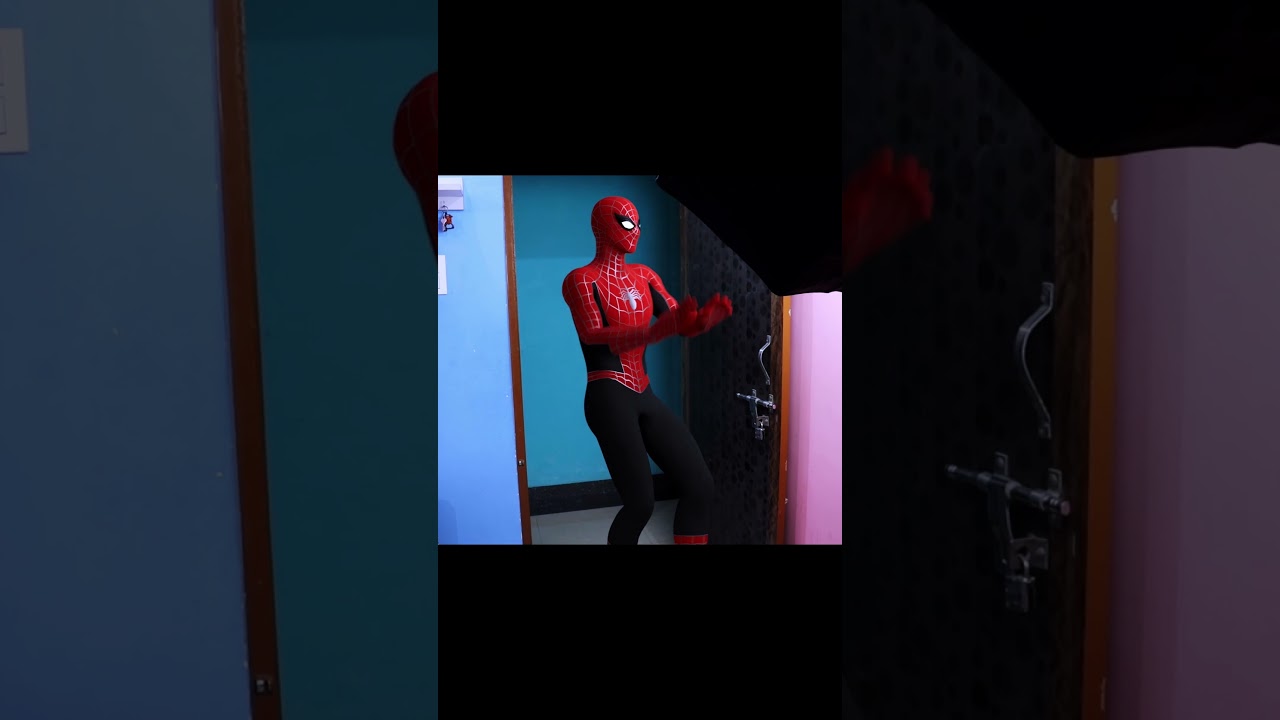 Spiderman: dancing at my home #shorts #youtubeshort #ytshorts #trending #spiderman