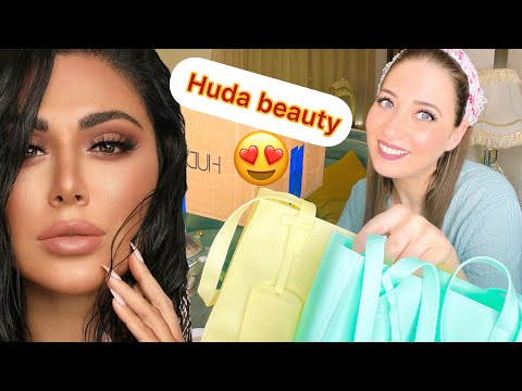 مشترياتي من هدى بيوتي و المنتج الجديد القنبلة 2021 🙀😍 Glowish huda beauty