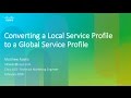 UCS Central - Converting a Local Service Profile to a Global Service Profile