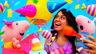 ¡Aprende a hacer una piñata con Peppa! Vídeos de juguetes