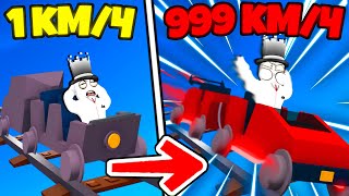 😱КУПИЛ *САМУЮ* МОЩНУЮ ТЕЛЕЖКУ И... СТАЛ САМЫМ БЫСТРЫМ В CART RIDE AROUND NOTHING! Roblox, Роблокс