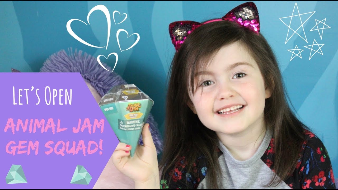 Let's Open Animal Jam Gem Squad! | Smile with Macie