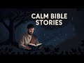 Calm Bible Stories For Sleep | Black Screen With Rain Sounds For Relaxation And Sleep
