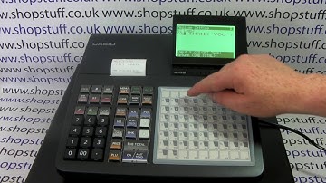 Casio SE-C450 / SE-C3500 How To Program Your Business Name Onto The Receipt Header