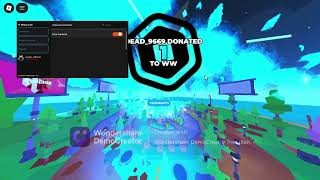 Pls Donate Modded with all effect working and panels