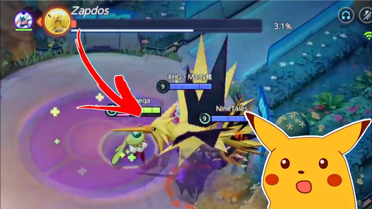 Zapdos kidnapped by hoopa 😆 | Pokemon Unite