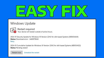 How To Fix Kb5034441 or 0x80070643 Windows Update Error