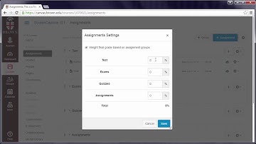 Create Weighted Assignment Groups for Grading