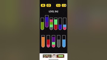 Water Sort Puzzle level 542