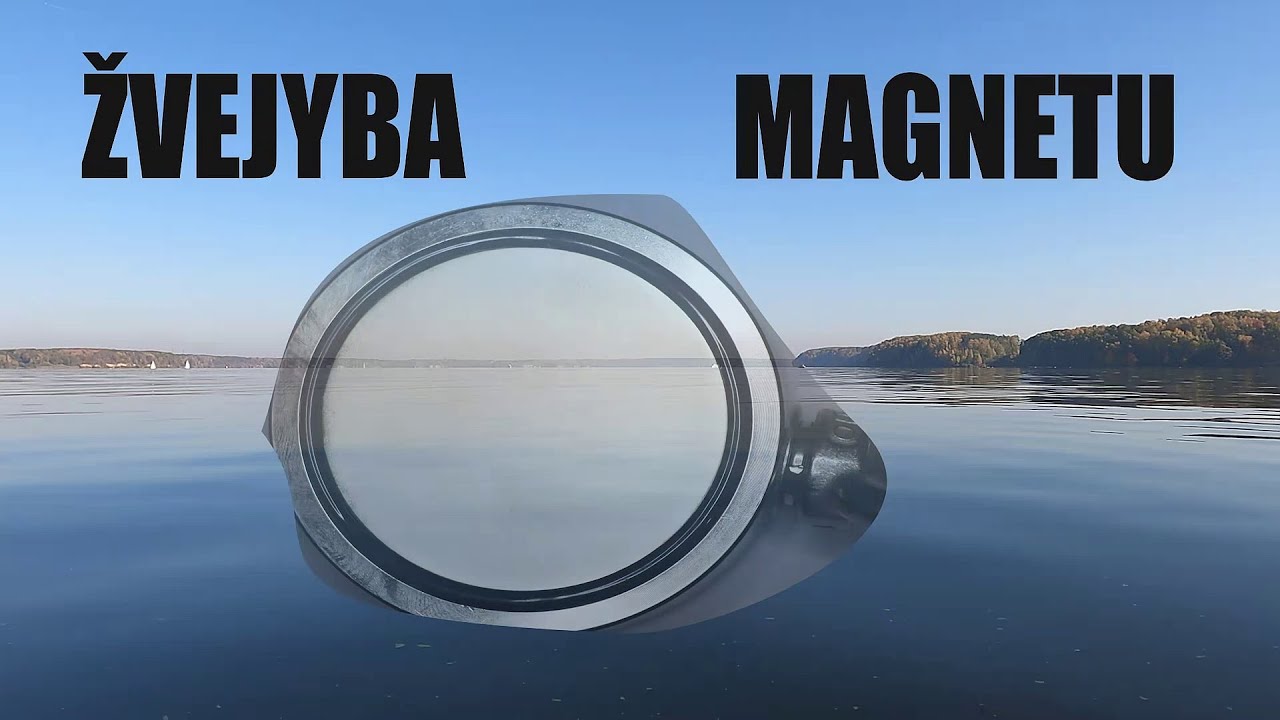 Žvejyba magnetu  Kaune prie Nemuno  03 19