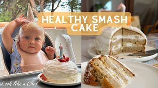 No sugar 7 ingredients baby smash cake  ideal for the 1st Birthday