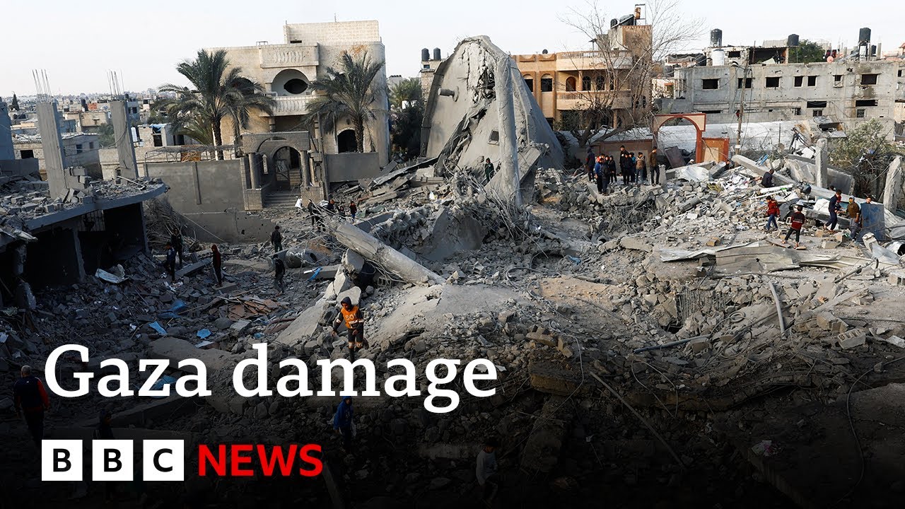 Israel-Gaza: At least half of Gaza’s buildings damaged or destroyed, new analysis shows | BBC News