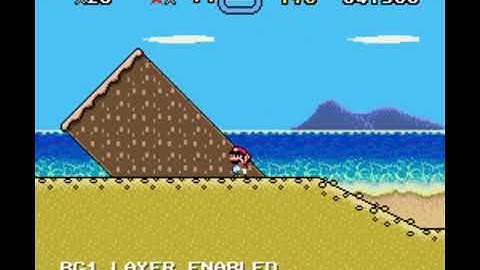 SMW ASM: 512×1024 8bpp Background(Mode 3)