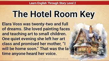 Learn English Through Story Level 2 | Graded Reader Level 2 | English Story | The Hotel Room Key