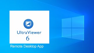 How to Install Utraviwer 6 - FREE Remote Control Deskstop App on Windows 10 screenshot 1