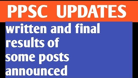 ppsc final and written results of various posts 2022 || ppsc updates 2022 #ariofficial #ppscnews