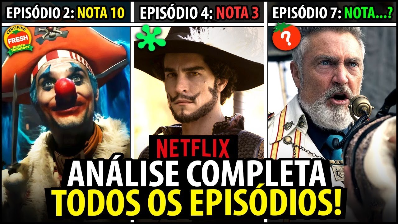 Netflix lança live-action de One Piece! Veja nota e duração dos episódios