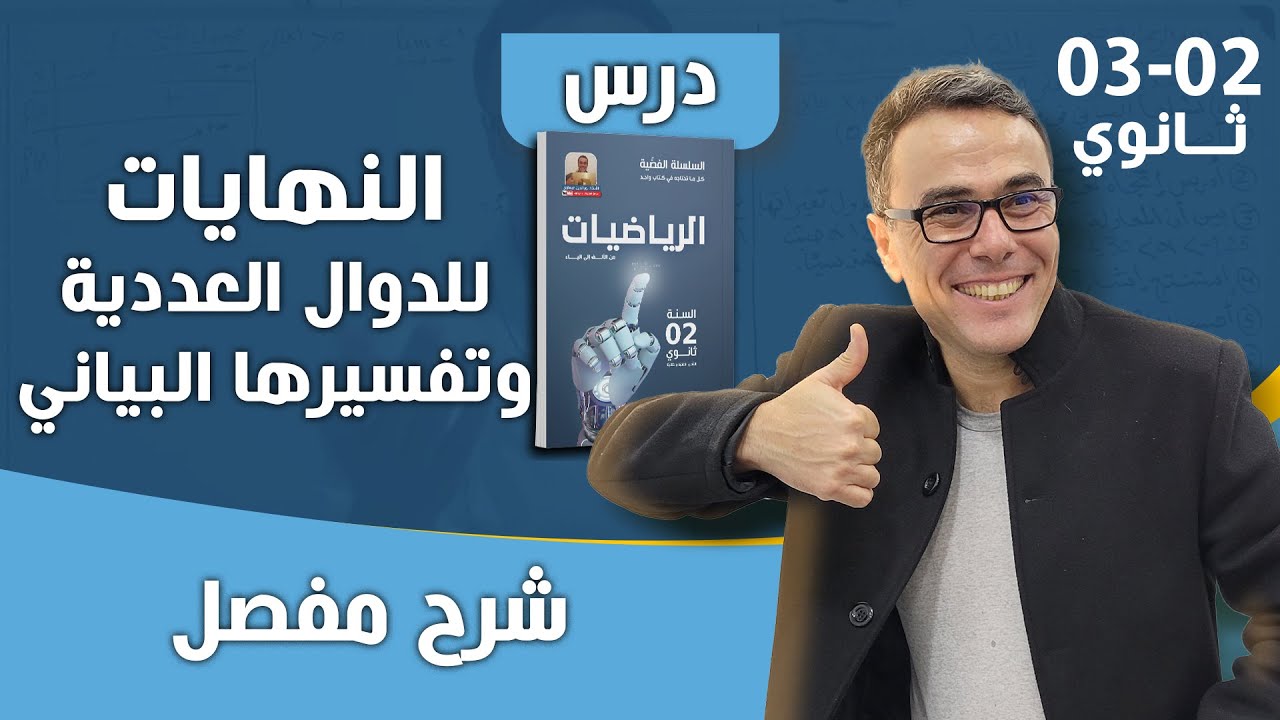 درس النهايات للدوال العددية و تفسيرها البياني للثانية و الثالثة ثانوي