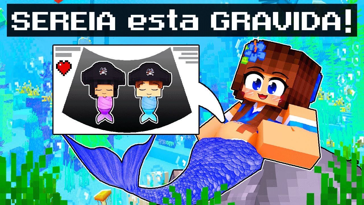 A SEREIA está GRÁVIDA de GÊMEOS do PIRATA no Minecraft ◂Miika▸
