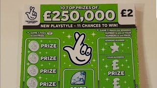 🟢 Green Neon £2 Scratchcards 🟢 #scratchcards #nationallottery