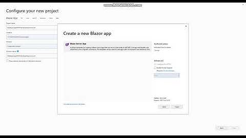 Visual Studio 2019 - Create a Blazor App With Authentication