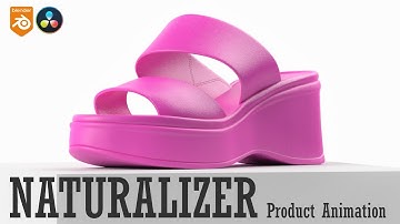 NATURALIZER - 3D Product Shoe Animation - Blender3D - DaVinci Resolve