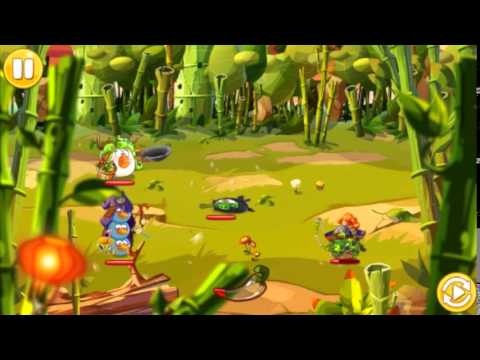 Angry Bird Epic Stage 079 Lv11 Bamboo Forest 2 竹林2 3星攻略憤怒鳥英雄傳