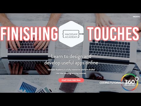 Finishing Touches Tribute Page Hacksaw Academy