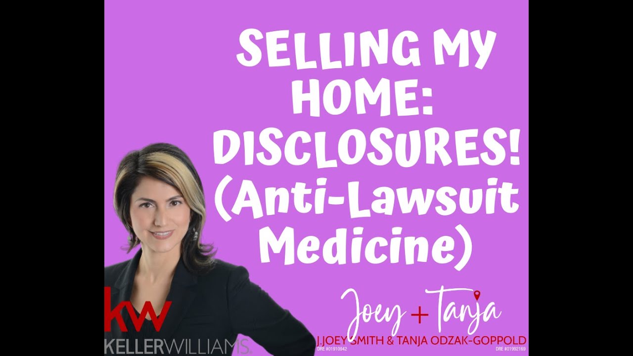 GETTING A HOUSE READY TO SELL Disclosures! Your Anti Lawsuit Medicine OAKLAND Real Estate