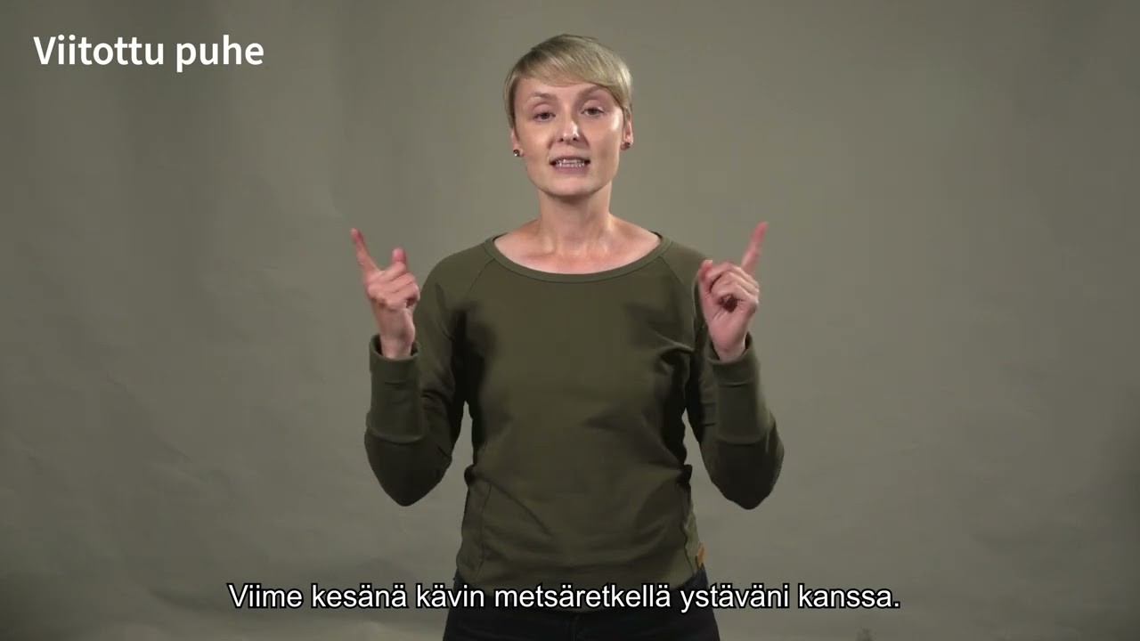 Tukiviittomat, viitottu puhe ja viittomakieli - mitä ne ovat?