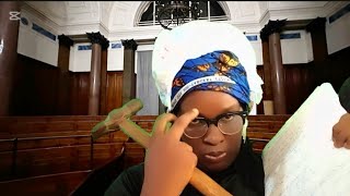 ASMR Afrikaanse tante klaagt haar date aan bij de rechtbank