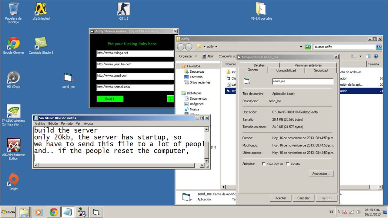 AdFly Money Maker (Bot for spamming) - Free download