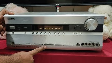 Reset av receiver ONKYO TX-SR 605