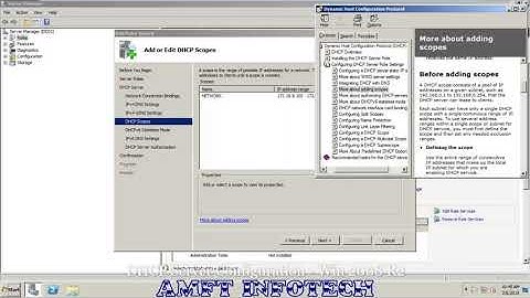 DHCP Server Configuration Win 2008 R2 | Configure DHCP