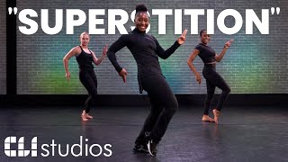 "Superstition" by Stevie Wonder  | Saleemah E. Knight Online Beginner Jazz Dance Class | CLI Studios