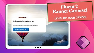 Modern Banner Carousel for Power Apps | Fluent 2 Design