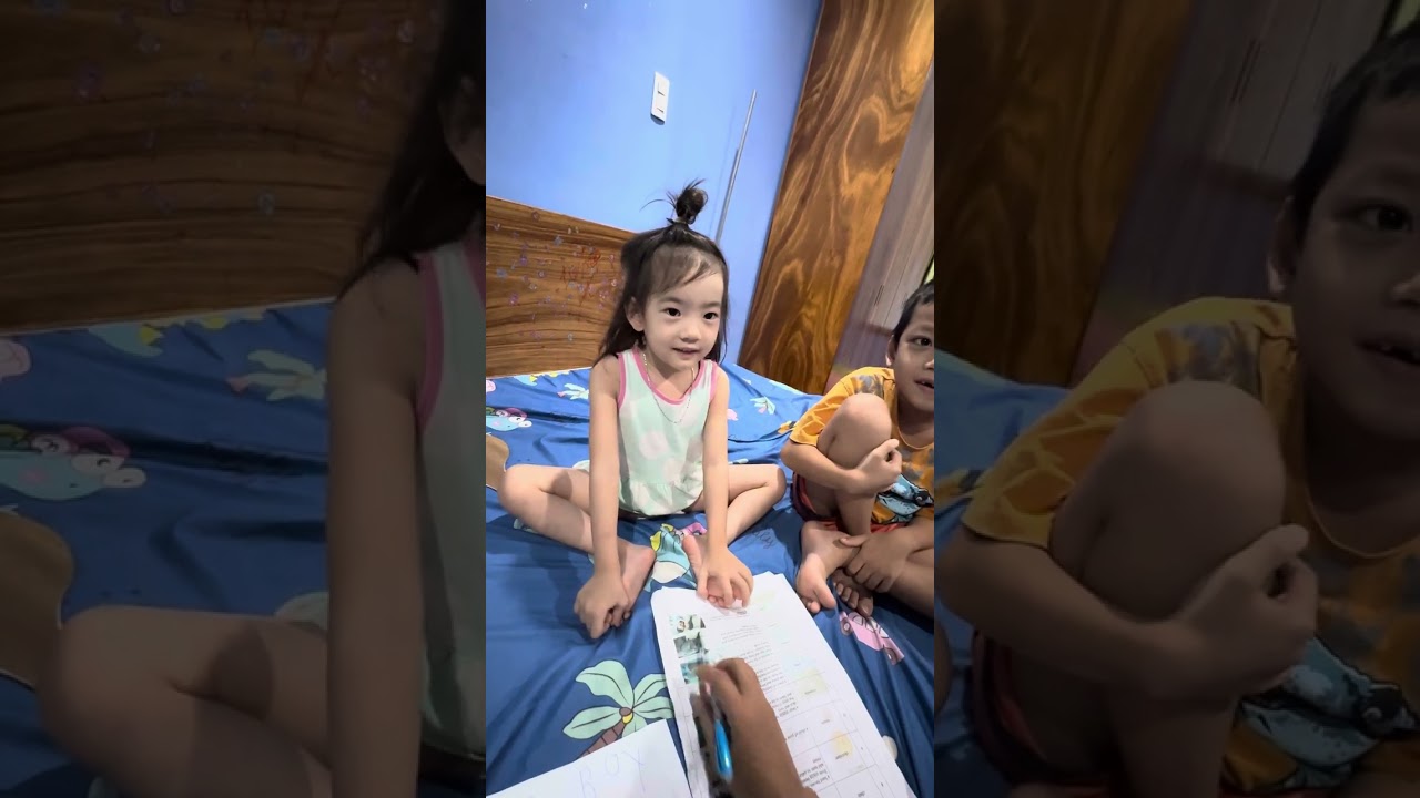 Khi mà e bé Chip 3.5y+ đua đoán từ tiếng anh với a Boy 7y, đố cả nhà ai thắng 🤭 