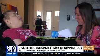 Arizona disabilities program at risk of running dry