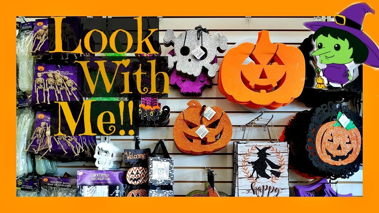 Halloween Decorations At The Dollar Tree 2017 - YouTube