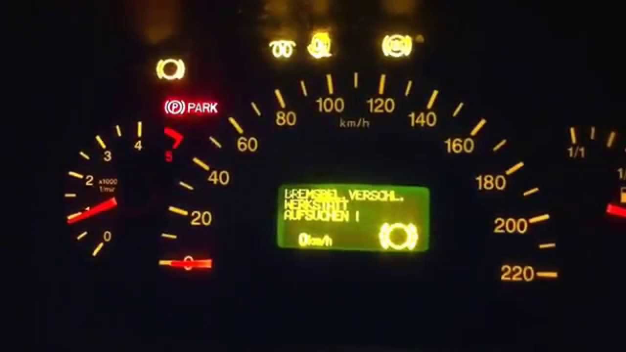 Mercedes vito 639 errors abs esp YouTube